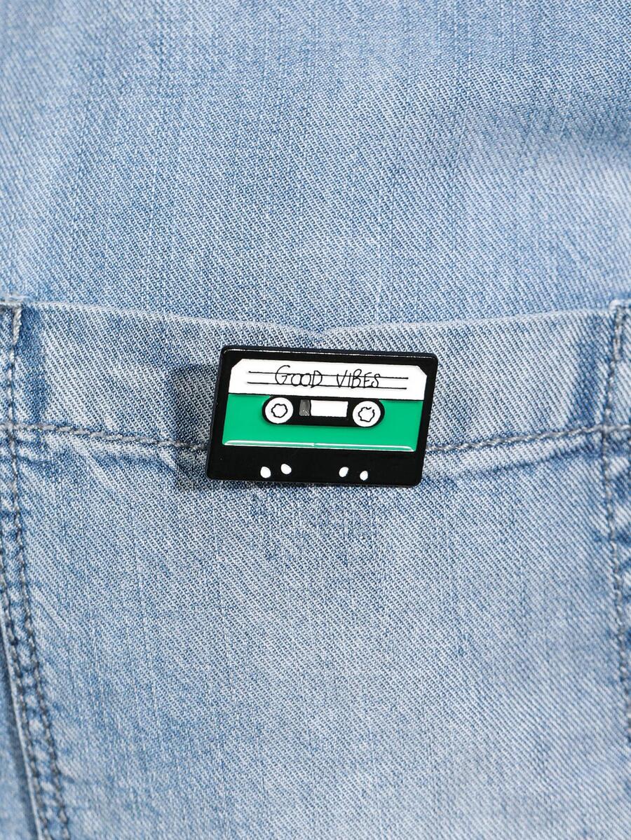 1 Phim Hoạt Hình Hình Con Vịt Trâm Cài Hình Động Vật Dễ Thương Pin Huy Hiệu Dành Cho Các Cặp Đôi, Ba Lô Quần Áo Phụ Kiện, Học Sinh Nữ Tươi Trang Sức - màu đen - Xem 1