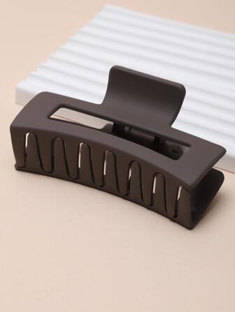 1 pieza Pinza para el cabello grande con acabado mate, accesorio para el cabello estilo coreano para peinados recogidos