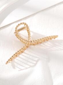 極簡風髮卡街頭時尚款 - 金色 - 查看 3