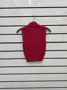 Women Sweaters - Red - View 2