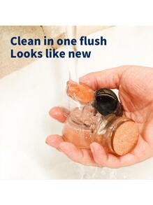 8入組透明防滑椅子腳套 - 黑色 - 查看 4