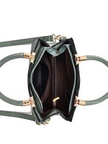 Fashionable Embroidery Ladies' Handbag - Green - View 2