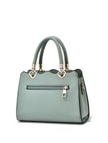 Fashionable Embroidery Ladies' Handbag - Green - View 5
