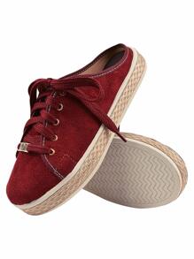 Women Wedge Sneakers - 紅木色 - 查看 2
