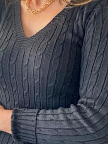 Women Sweaters - Màu Mù tạt vàng - Xem 3