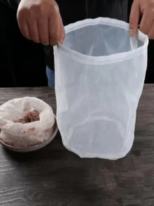 1入組可重複使用豆漿過濾器包 - 白色 - 查看 5