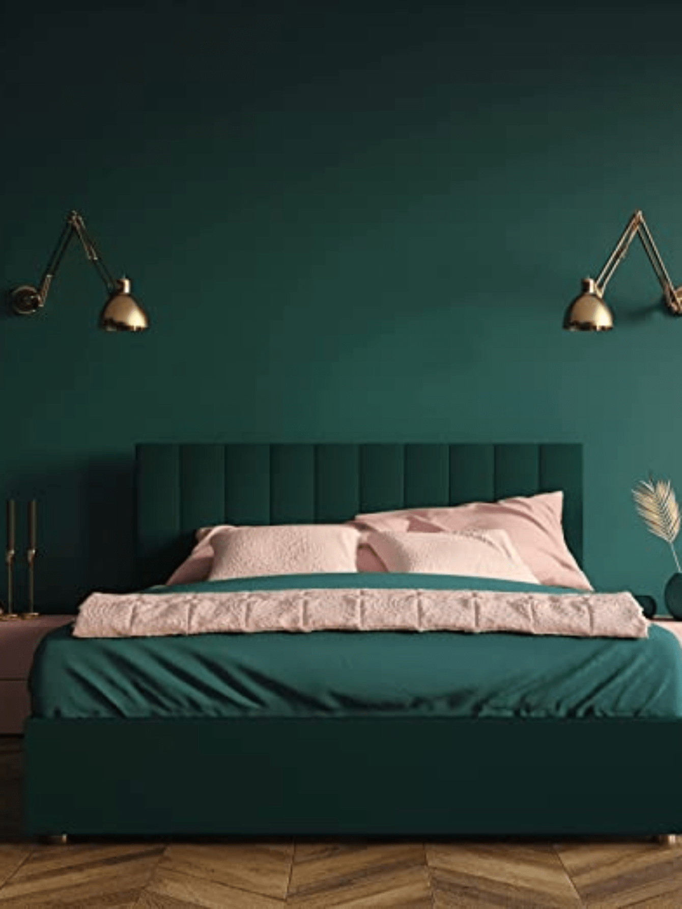 Dark Green Peel and Stick Wallpaper, 15.7 X 157 inches Renter Friendly