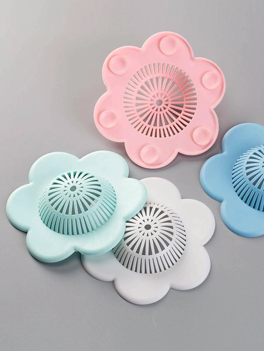 1pc Flower Design Hair Catcher - Multicolor - View 1