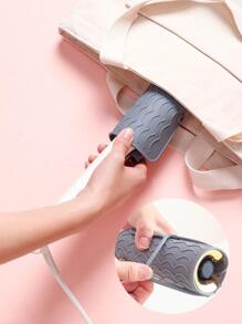 1 件粉色硅胶卷发器垫，适用于便携式直发器和卷发器耐热存储垫，返校，旅行度假必需品，女士发饰，光滑后梳，理发配件，吹风机 - 粉色 - 查看 6