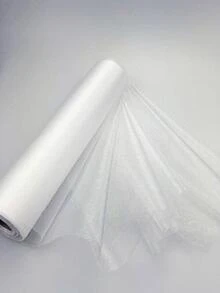 1 cuộn giấy gói quà màu trơn - trắng - Xem 3