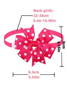 5 Chiếc Phối Nơ Phong Cách Thú Cưng Cho Chó Và Mèo, Chắc Chắn & Chấm Bi & Phụ Kiện Cổ Lục Giác - Nhiều màu - Xem 7