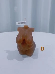 1 pieza Molde de vela con diseño de figura - Multicolor - Ver 2