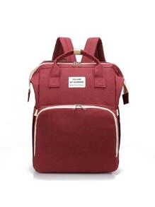 H HIBOBI Large Capacity Detachable Diaper Bag - Red - View 8