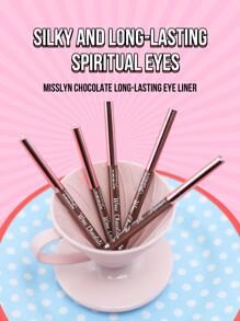 Misslyn CONJUNTO DE MÁSCARA DE SOBRANCELHA E EYELINER À prova d'água, marrom, volumizante, edificável, cria sobrancelhas cheias e volumosas, fixa os pelos da sobrancelha no lugar, com infusão de fibra, cremoso, ultrapigmentado e à prova d'água, cria linhas ousadas e definidas, vegano e crueldade- Livre - Castanho - Visão 11