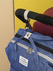 H HIBOBI Large Capacity Detachable Diaper Bag - 藍色 - 查看 5