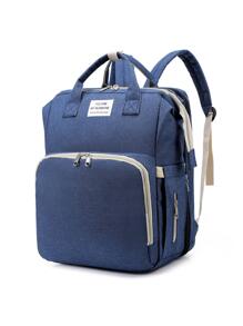 H HIBOBI Large Capacity Detachable Diaper Bag - 藍色 - 查看 7