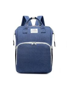 H HIBOBI Large Capacity Detachable Diaper Bag - 藍色 - 查看 8