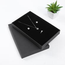 Hộp trưng bày trang sức trơn - màu đen - Xem 1