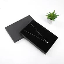 Hộp trưng bày trang sức trơn - màu đen - Xem 5