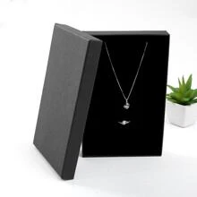 Hộp trưng bày trang sức trơn - màu đen - Xem 4