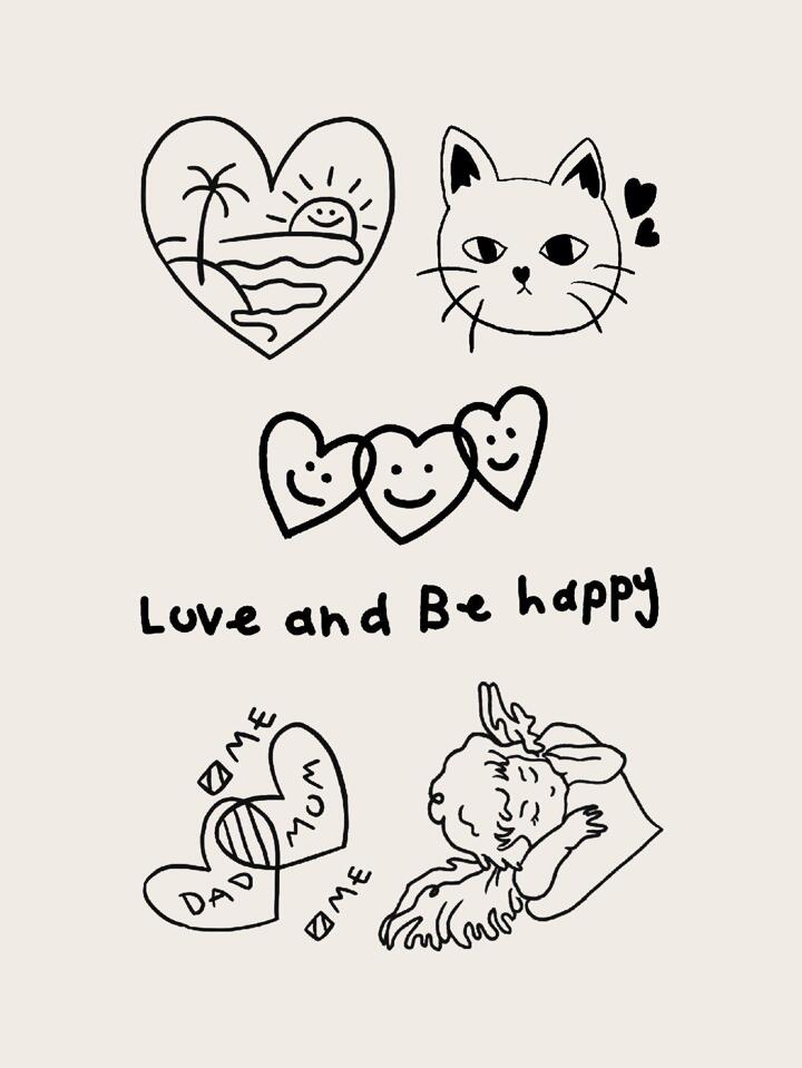 【未開封・送料無料】キティちゃん 根付け 2008 タトゥーKT LOVE 羽 キティ & ハートパターン一時的なタトゥーステッカー 1 枚