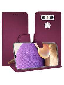 Funda Case Tipo Cartera Premier Diary Para LG G6 - Rojo - Ver 1