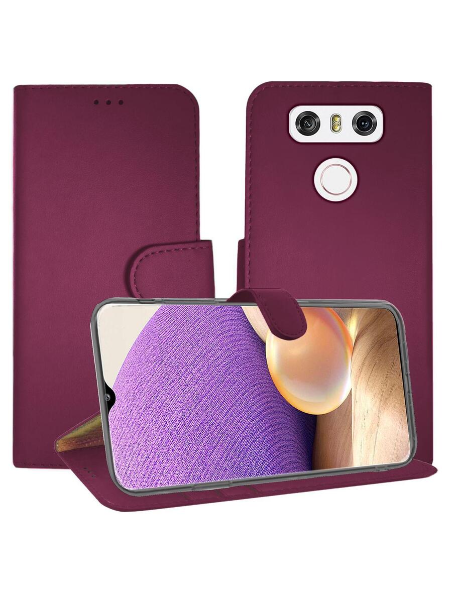 Funda Case Tipo Cartera Premier Diary Para LG G6 - Rojo - Ver 1