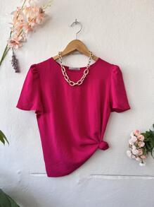 Women Tops - Màu Hồng Tươi - Xem 1