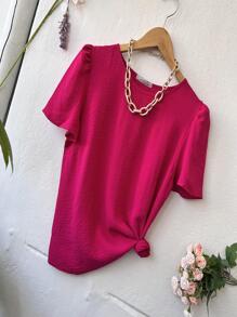 Women Tops - Màu Hồng Tươi - Xem 2