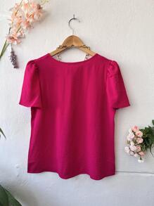 Women Tops - Màu Hồng Tươi - Xem 3