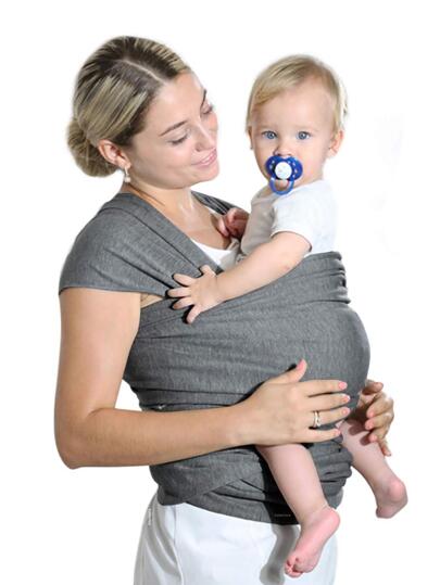 Portabebés multifuncional, fular portabebés, portabebés frontal, mono de lactancia, adecuado para recién nacidos y niños pequeños, diseño orientado hacia delante, fácil de llevar, fular portabebés para todas las estaciones