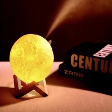 Humidificador Luna con 3 Modos de Luz Blanca y Cálida Aromaterapia.. - Multicolor - Ver 2