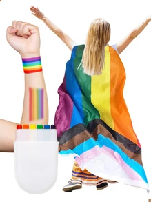 Bandera Lgbt Trans LGBT Queen Inclusión Progreso Pride Orgullo Marcha Comunidad - Multicolor - Ver 1