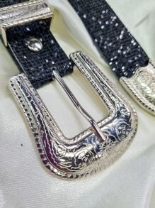 Cinturones De Mujer, Regalo Para Fiesta De Verano - Negro - Ver 4