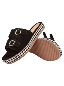 Women Platforms & Wedge Sandals - màu đen - Xem 3