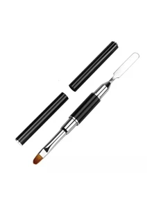 Pincel Para Polygel Uñas - Negro - Ver 1