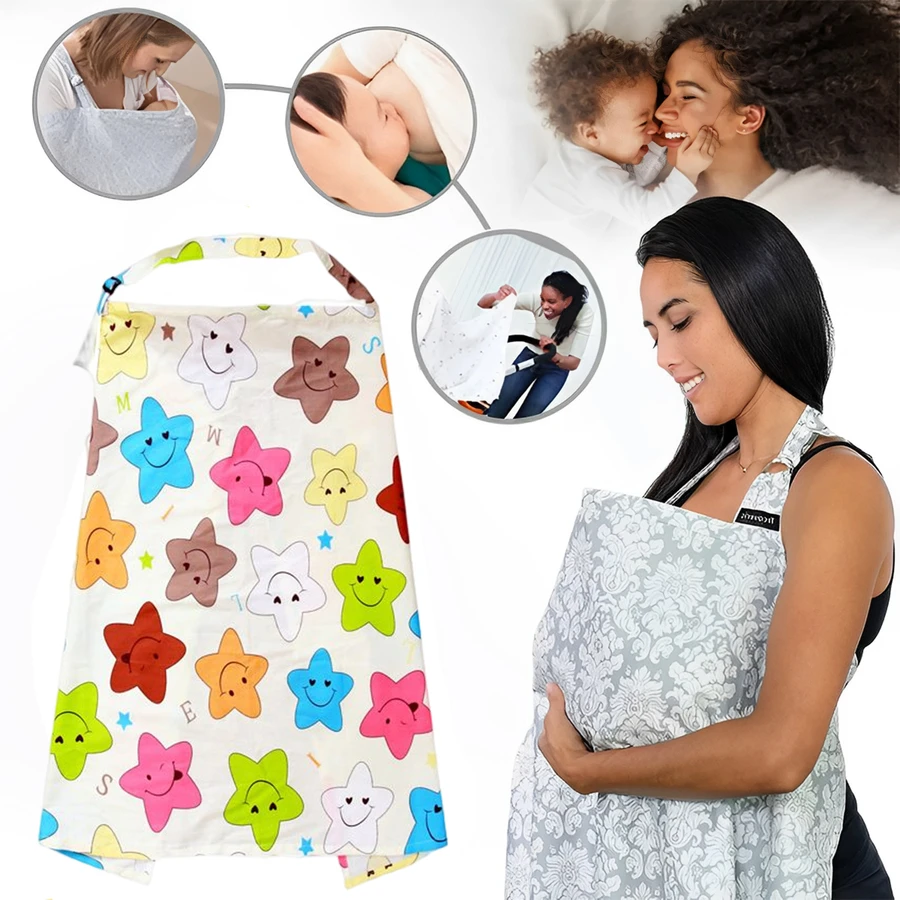 Bufanda Lactancia, Manta Amamantar Mandil Cubre Lactancia - Verde - Ver 1