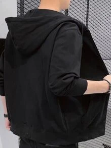 Moletom com Zíper e Capuz Unissex – Blusa de Frio Canguru Casual Confortável Loja do Kiu