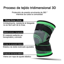 Elastic Orthopedic Adjustable Compression Knee Brace Gym Running Crossfit Protects Joints, Cycling, Football Sports - Black - View 5