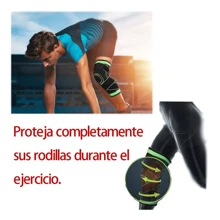 Elastic Orthopedic Adjustable Compression Knee Brace Gym Running Crossfit Protects Joints, Cycling, Football Sports - Black - View 4