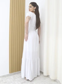 Women Dresses - 白色 - 查看 2