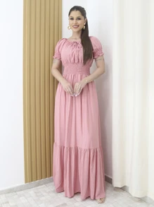 Women Dresses - Rosa Pálido - Ver 1