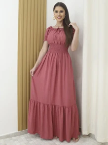 Women Dresses - Rusty Rose - View 1