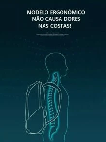 Men Functional Backpacks - màu nâu - Xem 4