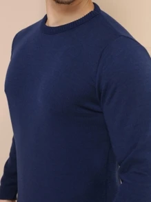 Men Sweaters - 藍色 - 查看 5