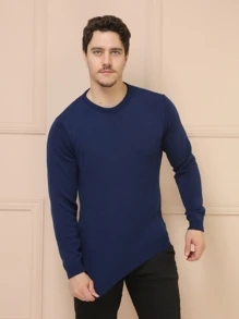 Men Sweaters - 藍色 - 查看 4