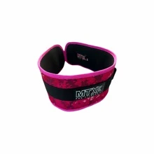 Faja cinturon crossfit gym pesas soporte lumbar halterofilia mujer MTX - Rosa - Ver 2
