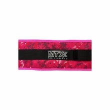Faja cinturon crossfit gym pesas soporte lumbar halterofilia mujer MTX - Rosa - Ver 4