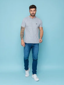 Men T-Shirts & Tanks - 灰色 - 查看 3