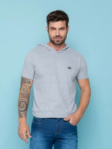 Men T-Shirts & Tanks - 灰色 - 查看 4